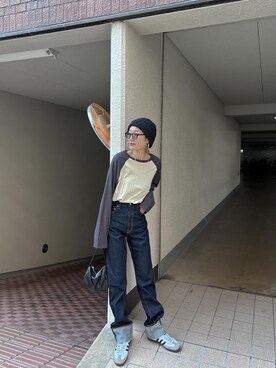 吉本杏奈さん（レディース・164cm）の冬コーディネート