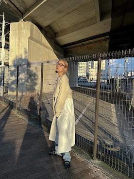 吉本杏奈さん（レディース・164cm）の冬コーディネート