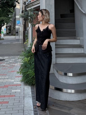 吉本杏奈さん（レディース・164cm）の夏コーディネート