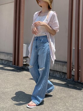 吉本杏奈さん（レディース・164cm）の夏コーディネート