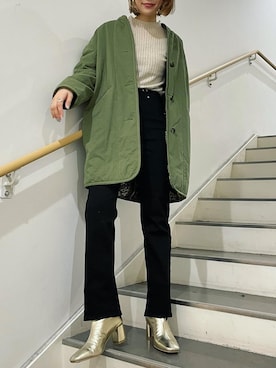 吉本杏奈さん（レディース・164cm）の冬コーディネート