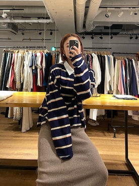 吉本杏奈さん（レディース・164cm）の冬コーディネート