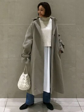 吉本杏奈さん（レディース・164cm）の冬コーディネート