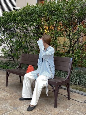 吉本杏奈さん（レディース・164cm）の春コーディネート