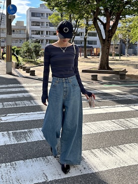 吉本杏奈さん（レディース・164cm）の夏コーディネート