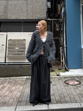 「Ungrid（アングリッド）のアイテム」を使った、吉本杏奈さん（レディース・164cm）の秋コーディネート