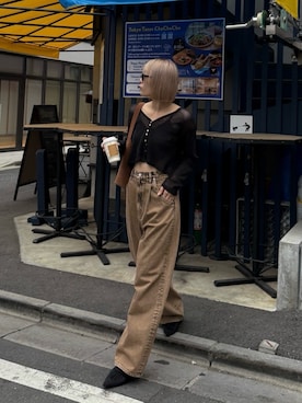 吉本杏奈さん（レディース・164cm）の春コーディネート