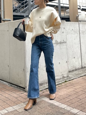 吉本杏奈さん（レディース・164cm）の冬コーディネート