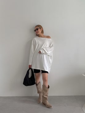 吉本杏奈さん（レディース・164cm）の冬コーディネート