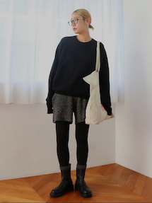 カラーネップニットハーフパンツ｜アングリッド（Ungrid）アウトレット