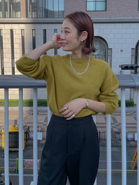 吉本杏奈さん(レディース・164cm)の秋コーディネート