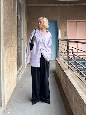 「Ungrid（アングリッド）のアイテム」を使った、吉本杏奈さん（レディース・164cm）の春コーディネート