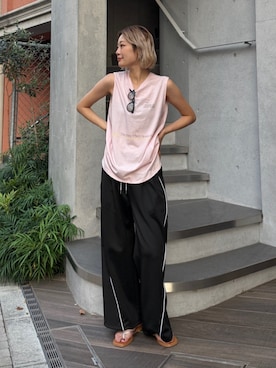 吉本杏奈さん（レディース・164cm）の夏コーディネート