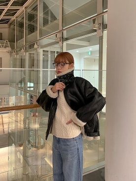 吉本杏奈さん（レディース・164cm）の秋コーディネート