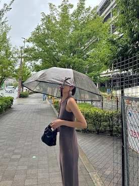 「ungrid コーデ」｜吉本杏奈さん（レディース・164cm）の夏コーディネート