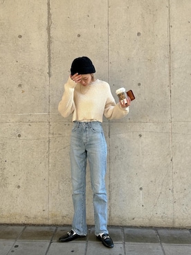 吉本杏奈さん（レディース・164cm）の冬コーディネート