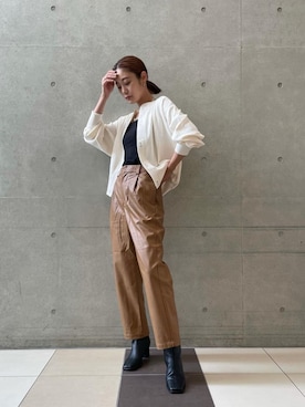 吉本杏奈さん（レディース・164cm）の秋コーディネート