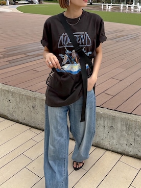 吉本杏奈さん（レディース・164cm）の春コーディネート