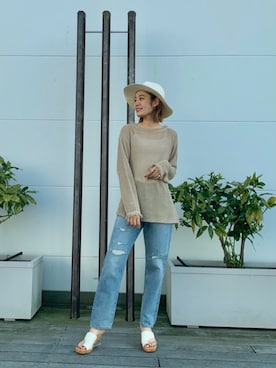 吉本杏奈さん(レディース・164cm)の春コーディネート