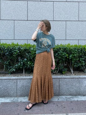 吉本杏奈さん(レディース・164cm)の夏コーディネート