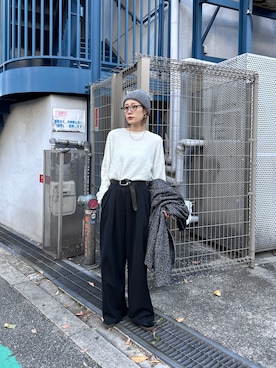 吉本杏奈さん（レディース・164cm）の秋コーディネート