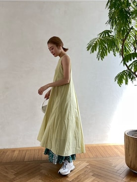 吉本杏奈さん（レディース・164cm）の春コーディネート