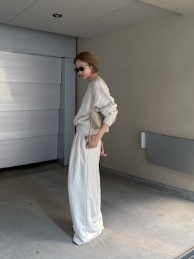 「アイテム（ハンドバッグ）」を使った、吉本杏奈さん（レディース・164cm）の夏コーディネート