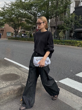 「Ungrid（アングリッド）のアイテム」を使った、吉本杏奈さん（レディース・164cm）の秋コーディネート