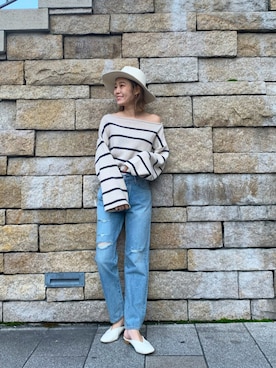 吉本杏奈さん（レディース・164cm）の春コーディネート