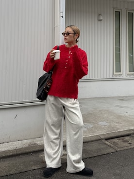 「高身長女子」｜吉本杏奈さん（レディース・164cm）の秋コーディネート