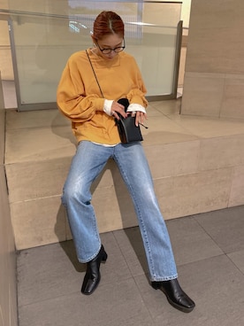 吉本杏奈さん（レディース・164cm）の冬コーディネート