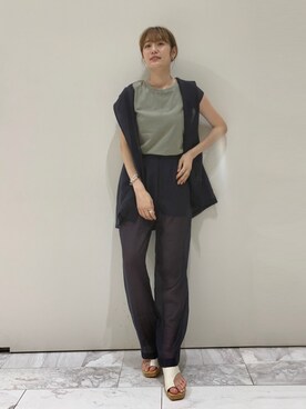 吉本杏奈さん（レディース・164cm）の春コーディネート