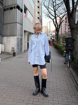 吉本杏奈さん（レディース・164cm）の冬コーディネート