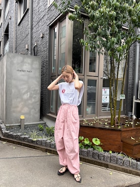 吉本杏奈さん（レディース・164cm）の春コーディネート