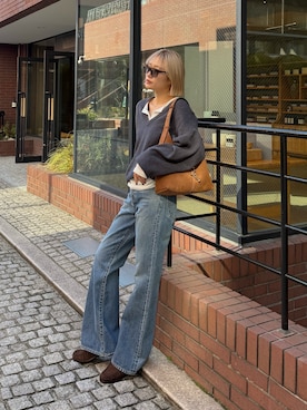 吉本杏奈さん（レディース・164cm）の冬コーディネート