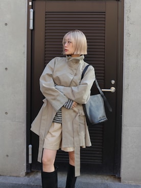 吉本杏奈さん（レディース・164cm）の冬コーディネート