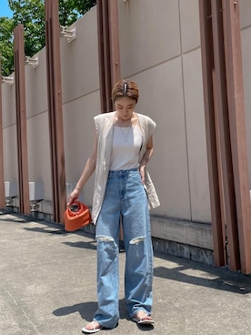 吉本杏奈さん（レディース・164cm）の夏コーディネート