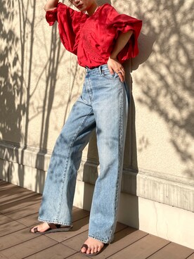 吉本杏奈さん（レディース・164cm）の春コーディネート