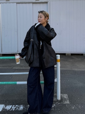 吉本杏奈さん（レディース・164cm）の秋コーディネート