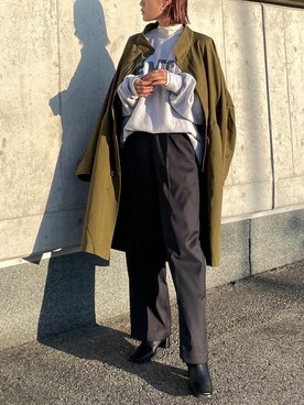 吉本杏奈さん（レディース・164cm）の秋コーディネート