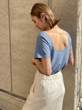 吉本杏奈さん（レディース・164cm）の春コーディネート