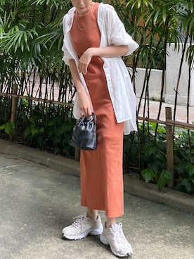 吉本杏奈さん（レディース・164cm）の春コーディネート