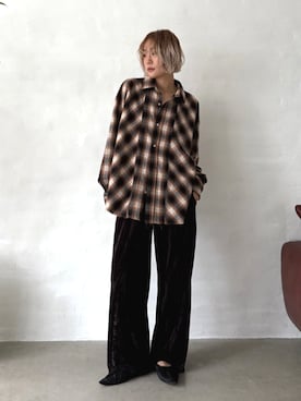 吉本杏奈さん（レディース・164cm）の秋コーディネート