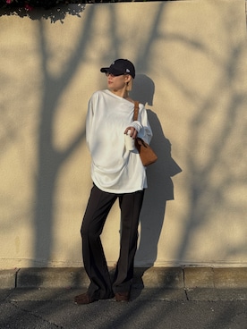 吉本杏奈さん(レディース・164cm)の冬コーディネート