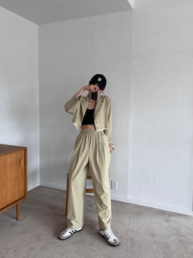 吉本杏奈さん（レディース・164cm）の春コーディネート