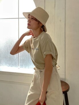 吉本杏奈さん（レディース・164cm）の春コーディネート