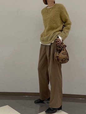 吉本杏奈さん（レディース・164cm）の冬コーディネート