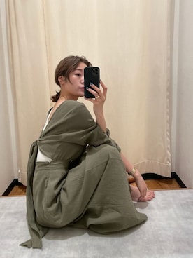 吉本杏奈さん（レディース・164cm）の春コーディネート