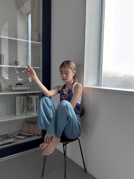 吉本杏奈さん（レディース・164cm）の春コーディネート