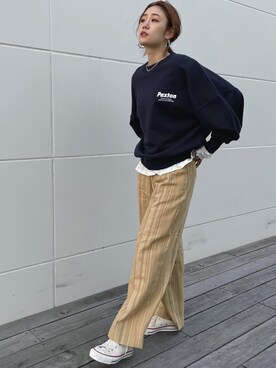 吉本杏奈さん（レディース・164cm）の冬コーディネート